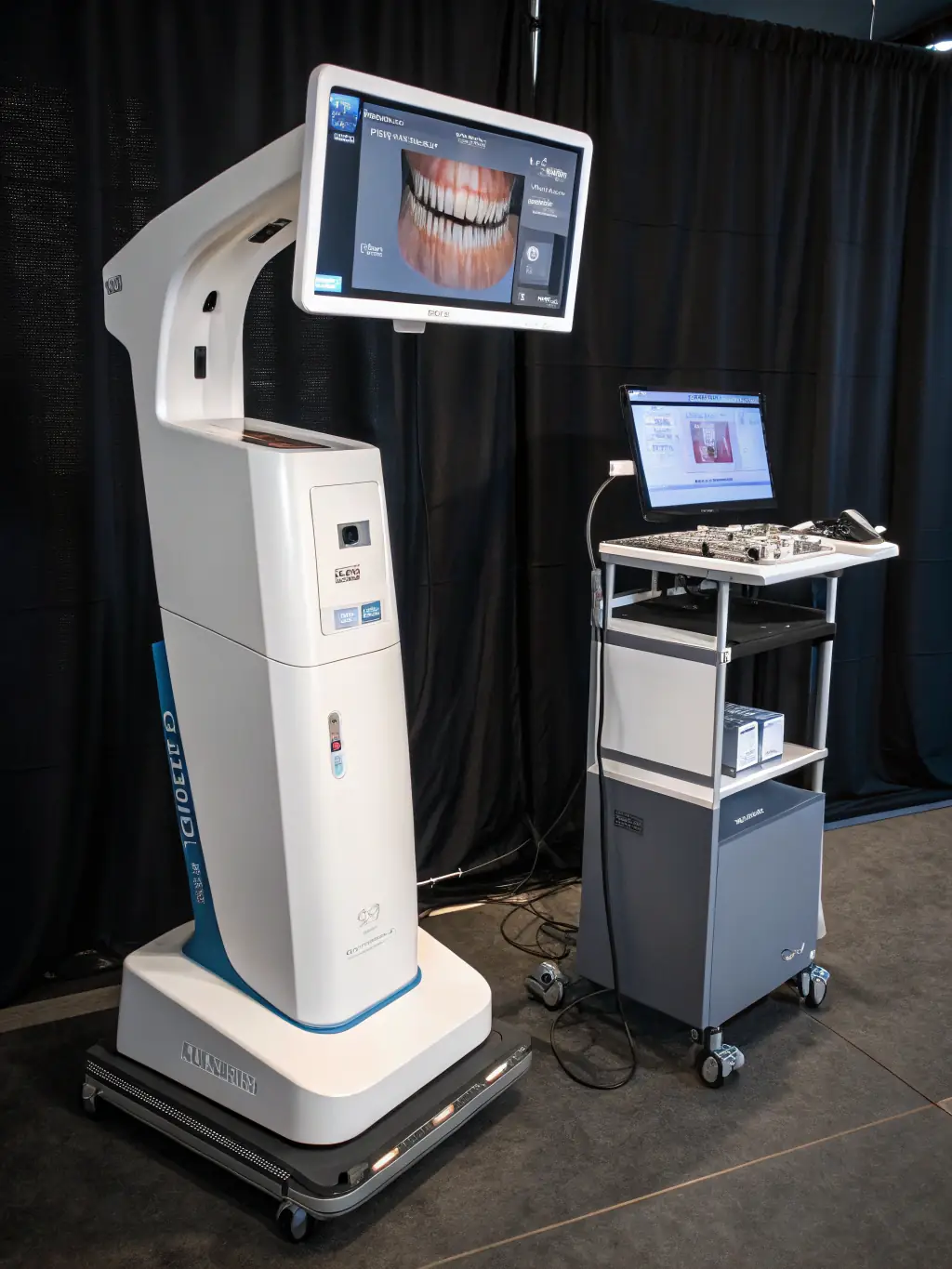 A high-resolution intraoral scanner capturing a detailed 3D image of a patient's teeth, showcasing the precision of digital impressions at Clinica Dentale Duomo.
